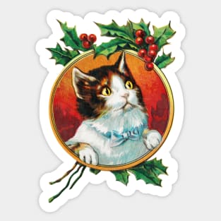 Christmas Cat Sticker